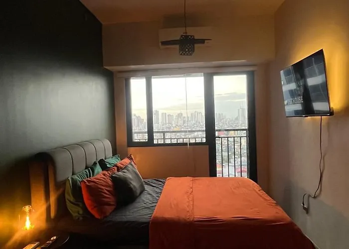 Air Residences Minimal Style Unit W Balcony - Near Trident Tower And Salcedo アパート *