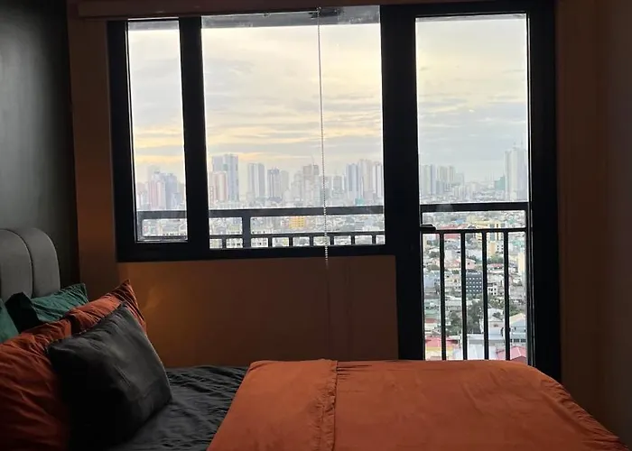 アパート Air Residences Minimal Style Unit W Balcony - Near Trident Tower And Salcedo *