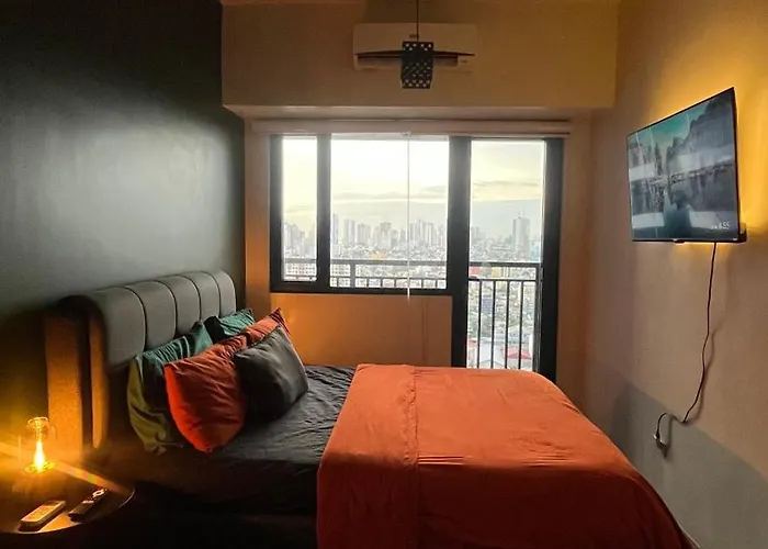 Air Residences Minimal Style Unit W Balcony - Near Trident Tower And Salcedo アパート