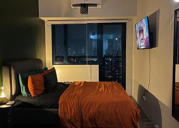 Air Residences Minimal Style Unit W Balcony - Near Trident Tower And Salcedo アパート *