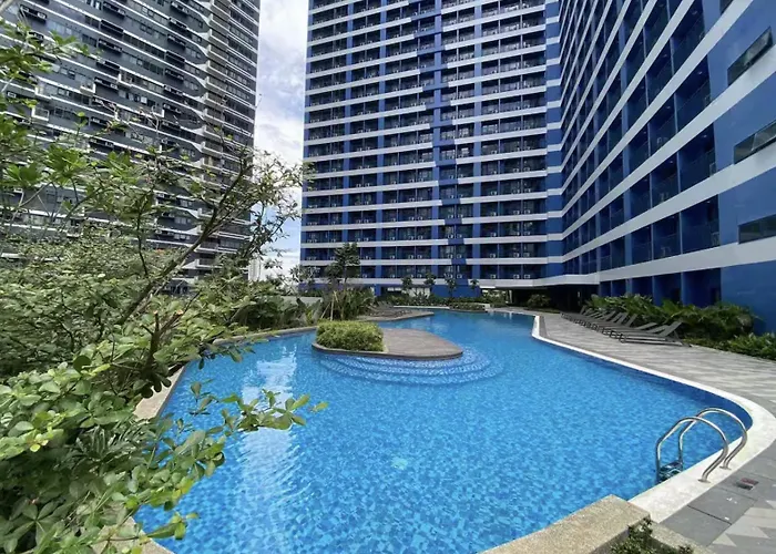 Air Residences Minimal Style Unit W Balcony - Near Trident Tower And Salcedo アパート